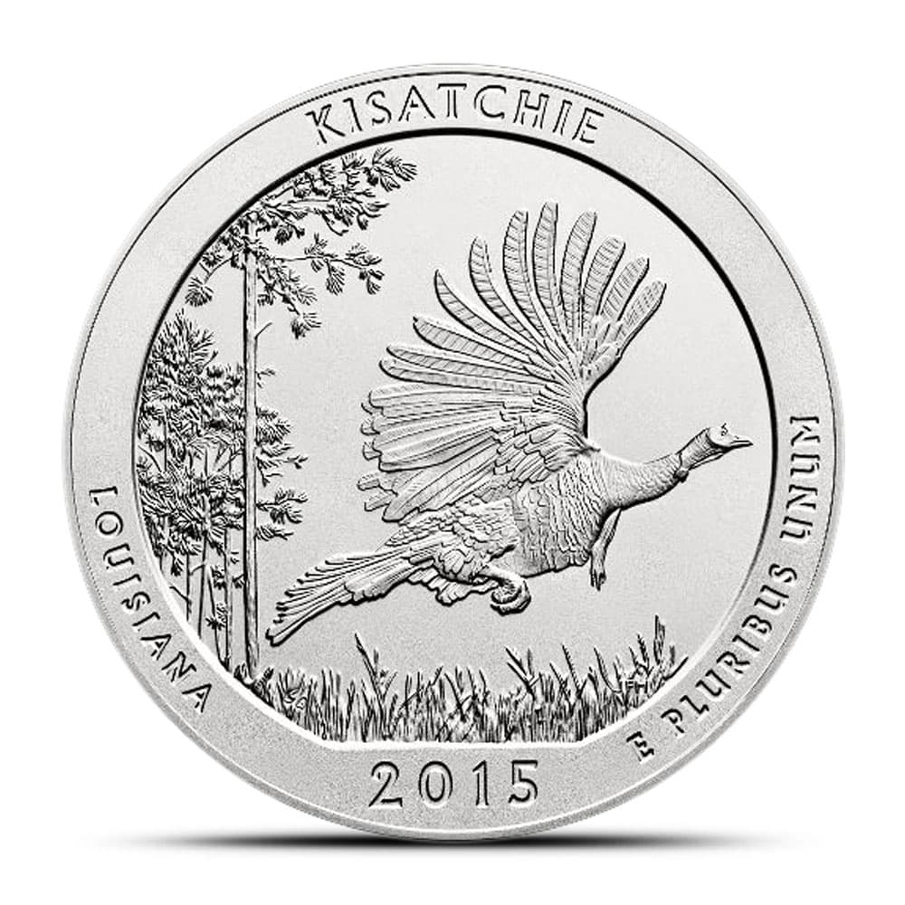 2015 5 oz ATB Kisatchie Silver Coin