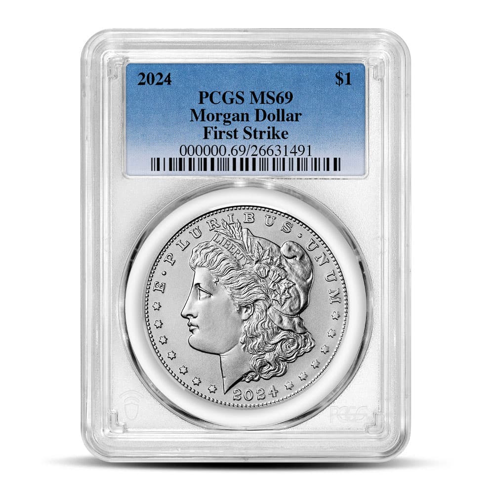 2024 Morgan Silver Dollar Coin PCGS MS69 FS 8/6/2024