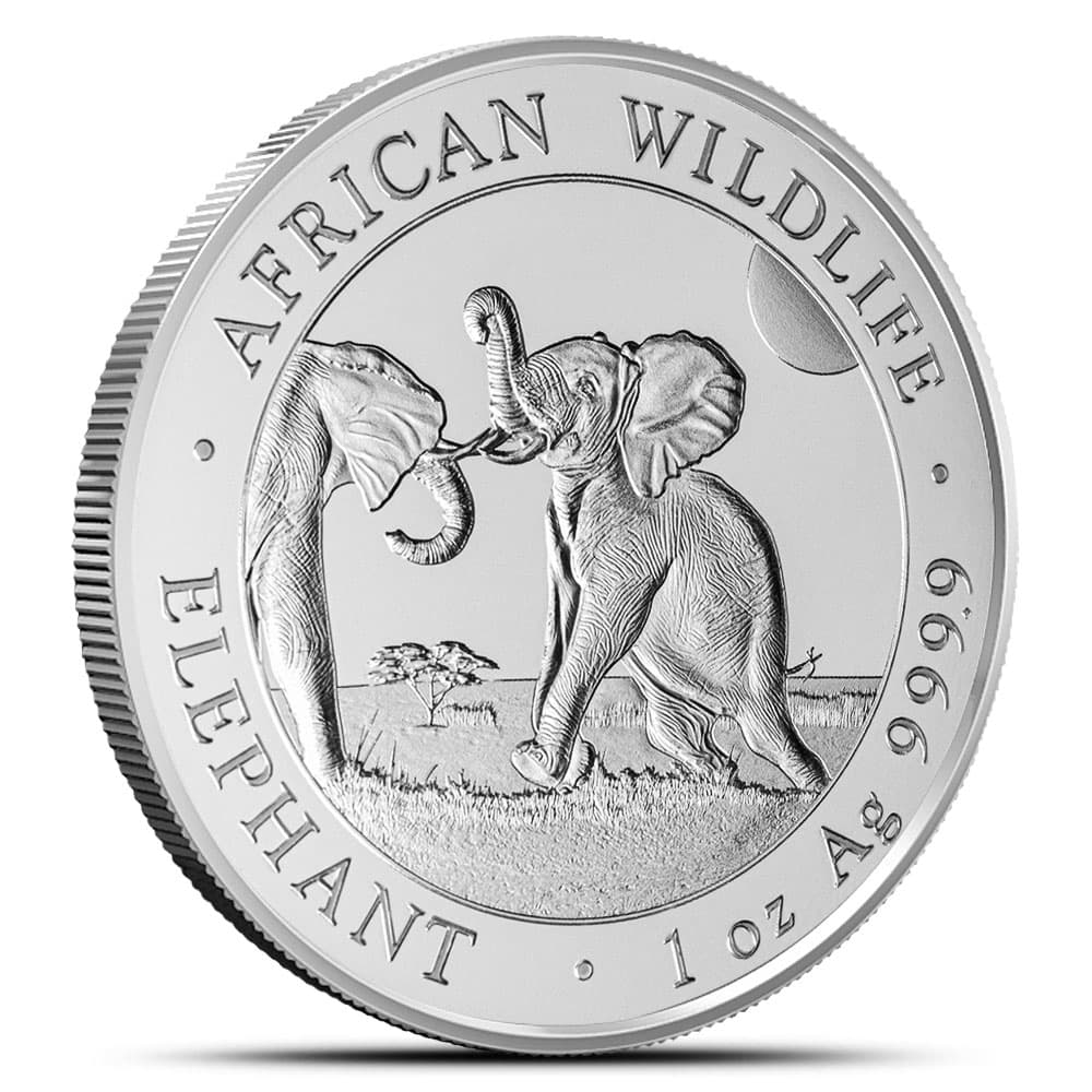 2024 1 oz Somalia Silver Elephant Coin (BU)