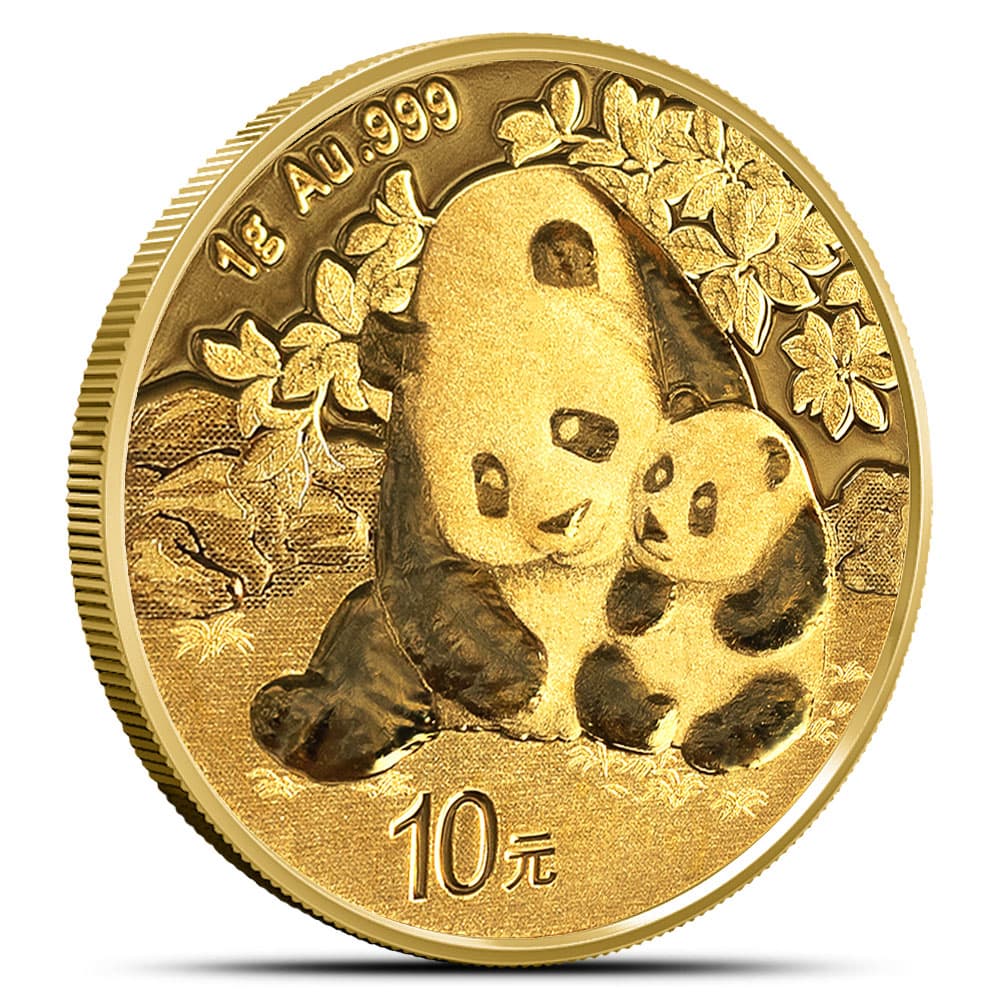 2024 1 Gram Chinese Gold Panda Coin (BU)