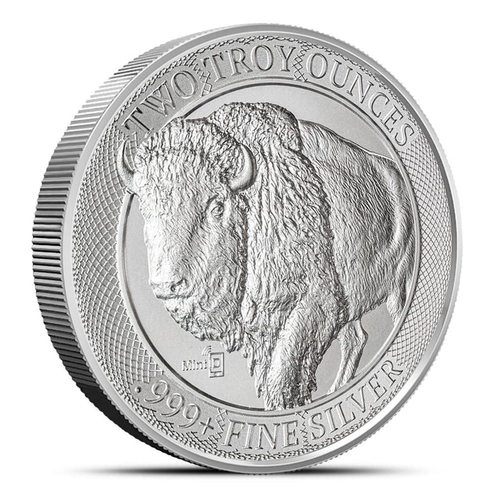 2 oz MintID Buffalo Silver Round (New)