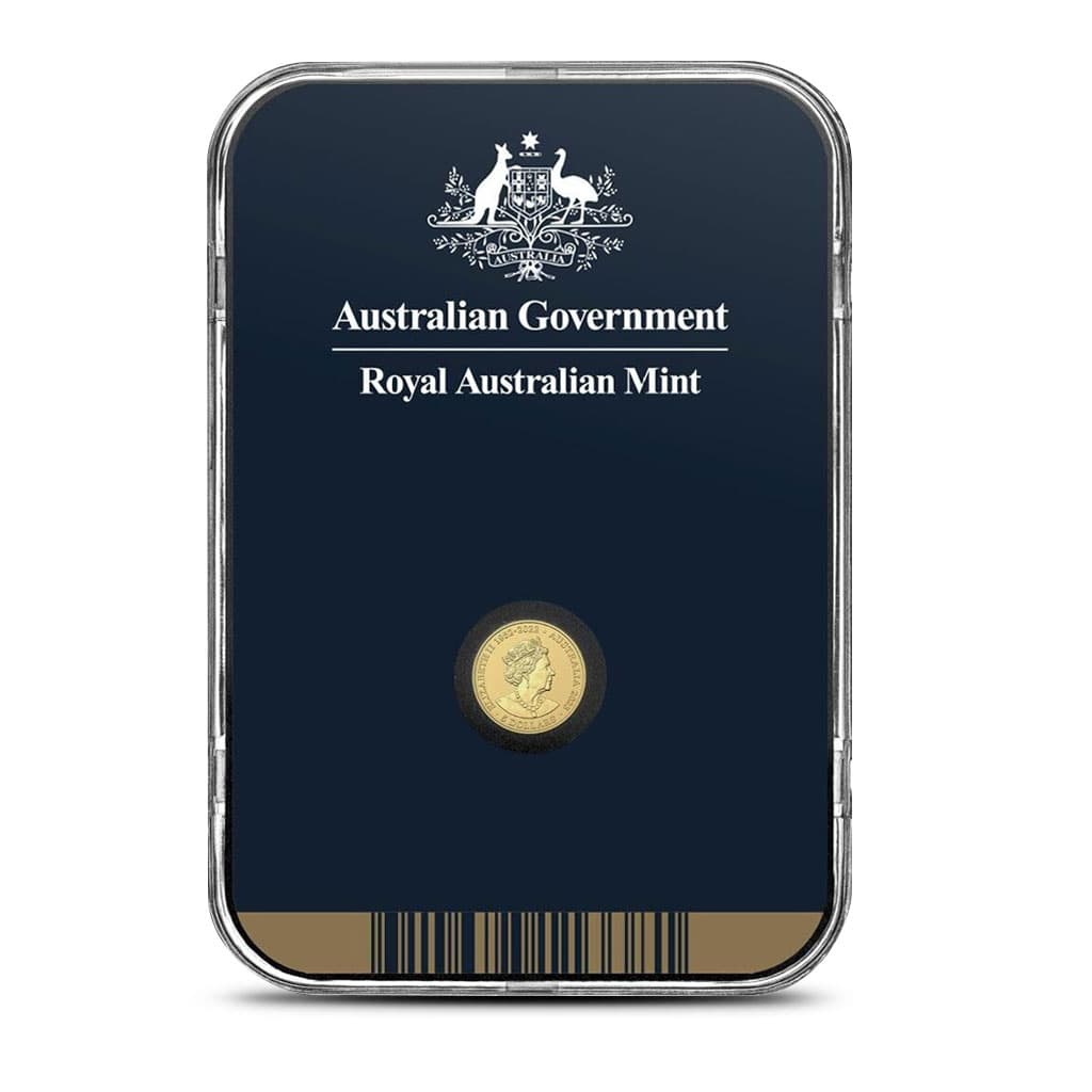 2023 1/2 Gram Royal Australian Mint Gold Mini Emu Coin (BU)