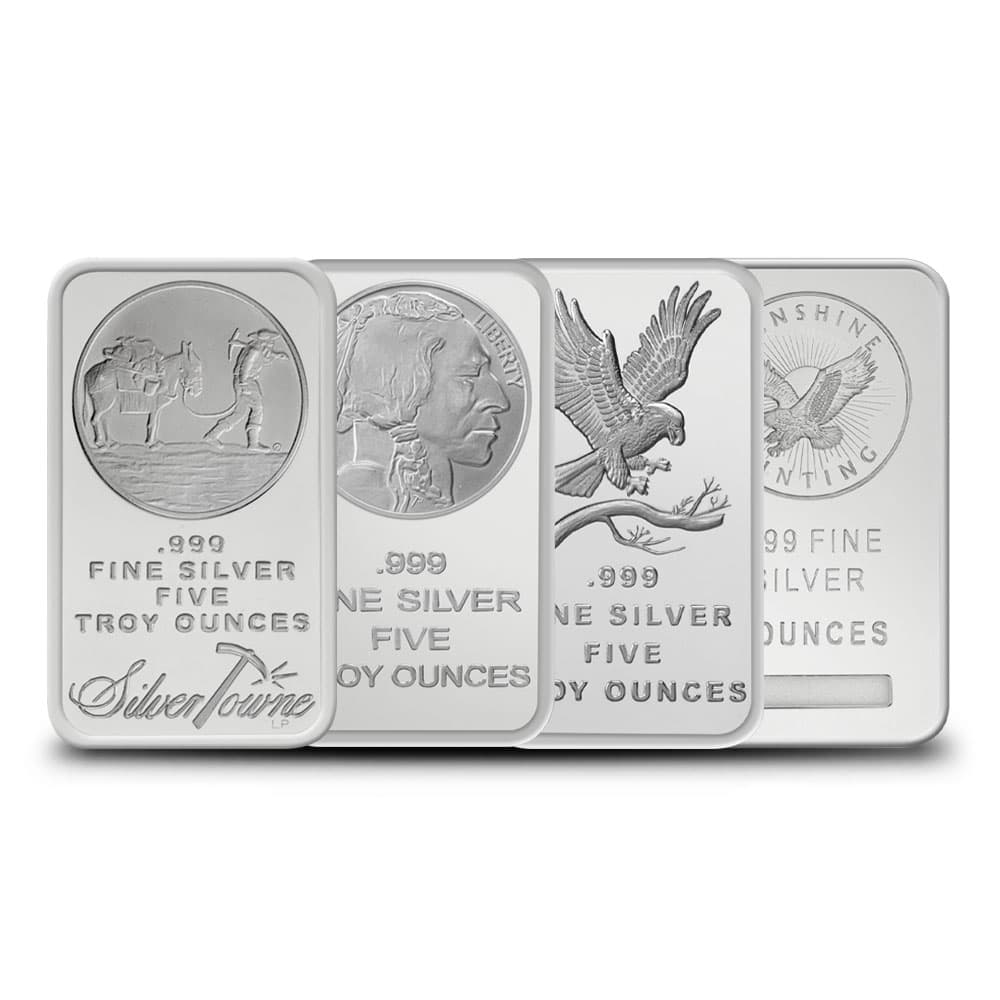 BullionMax Starter Pack- 5 oz Silver Bar