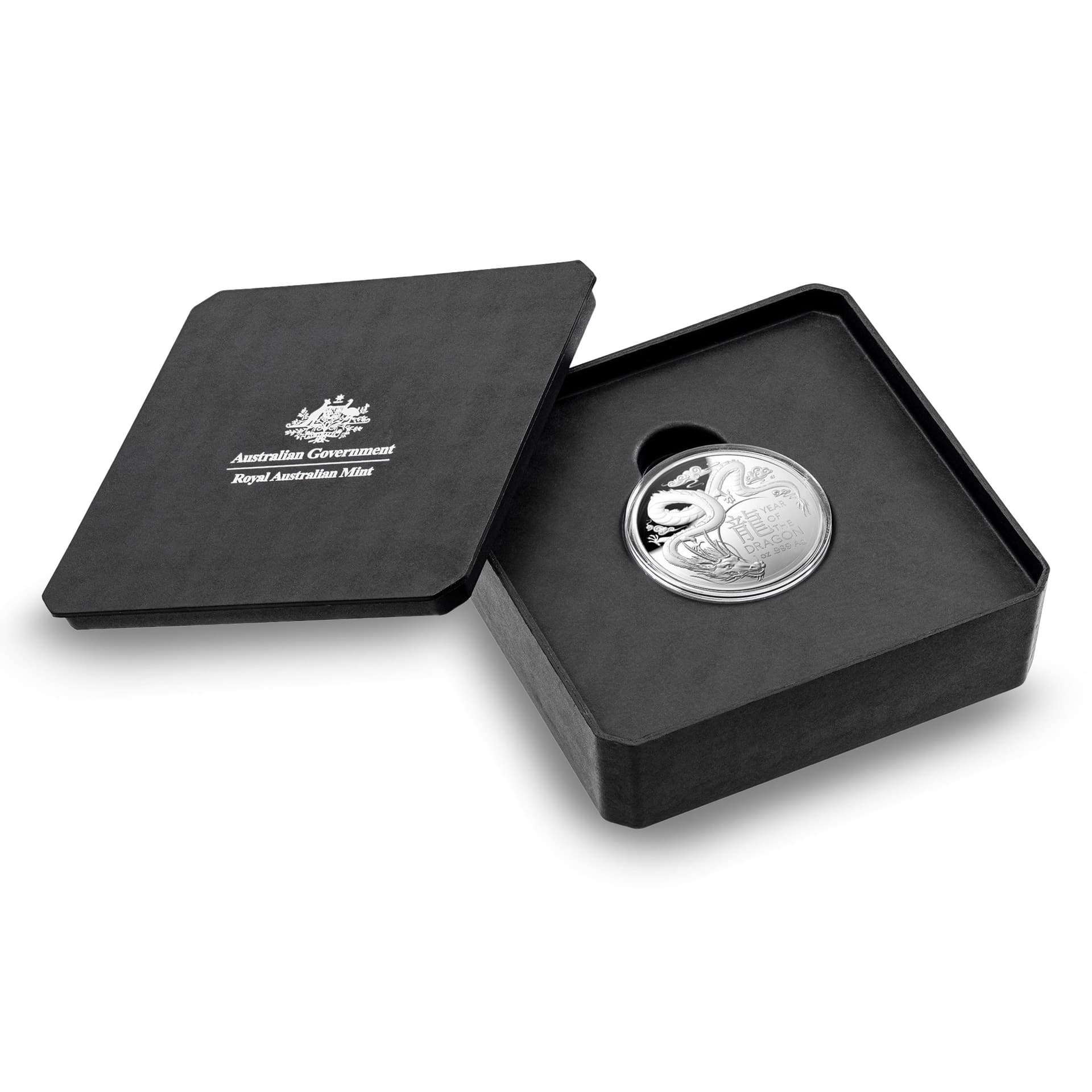 BullionMax 2024 1 oz Proof Royal Australian Mint Silver Year of the