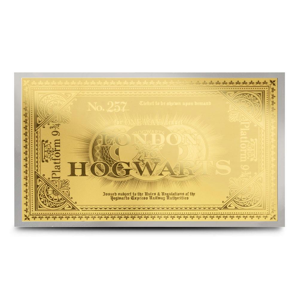 2024 1/2 Gram Samoa Gold Hogwarts Express Ticket Note (Proof-Like, Box + CoA)