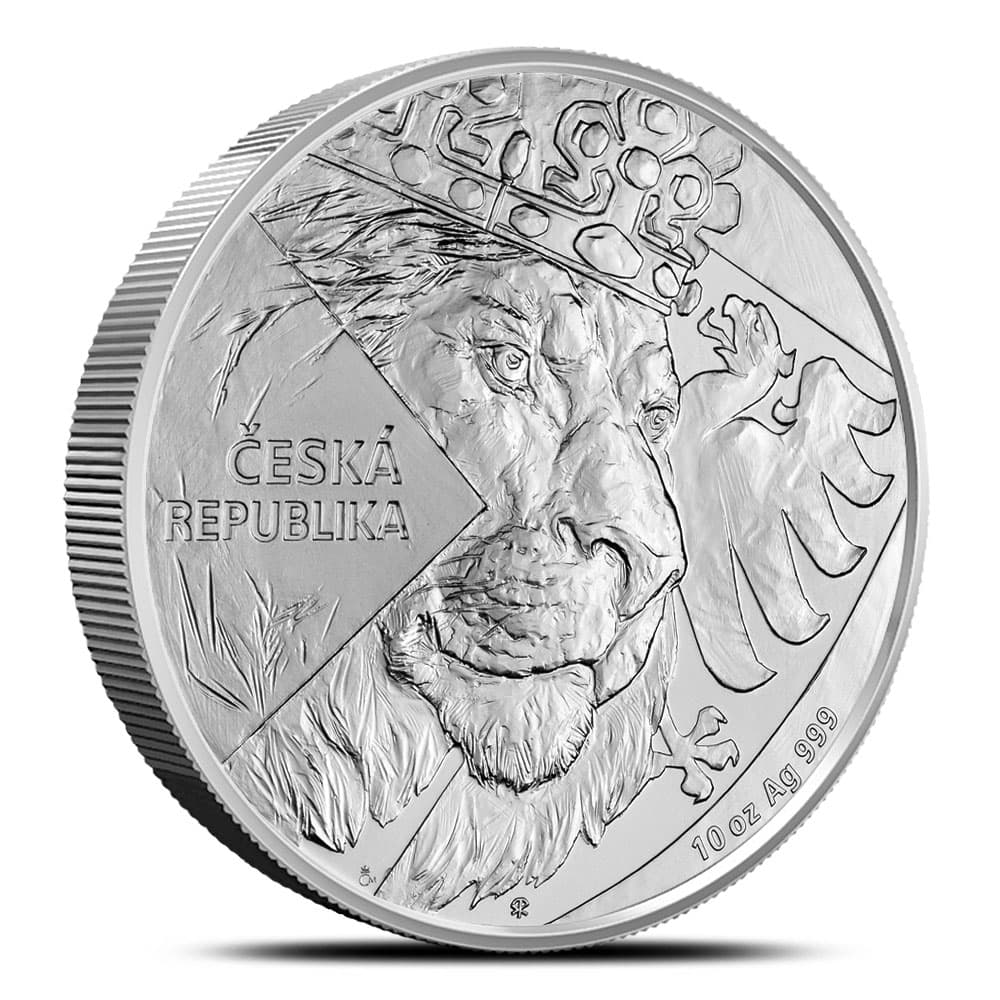 2024 10 oz Niue Czech Lion Silver Coin (BU)