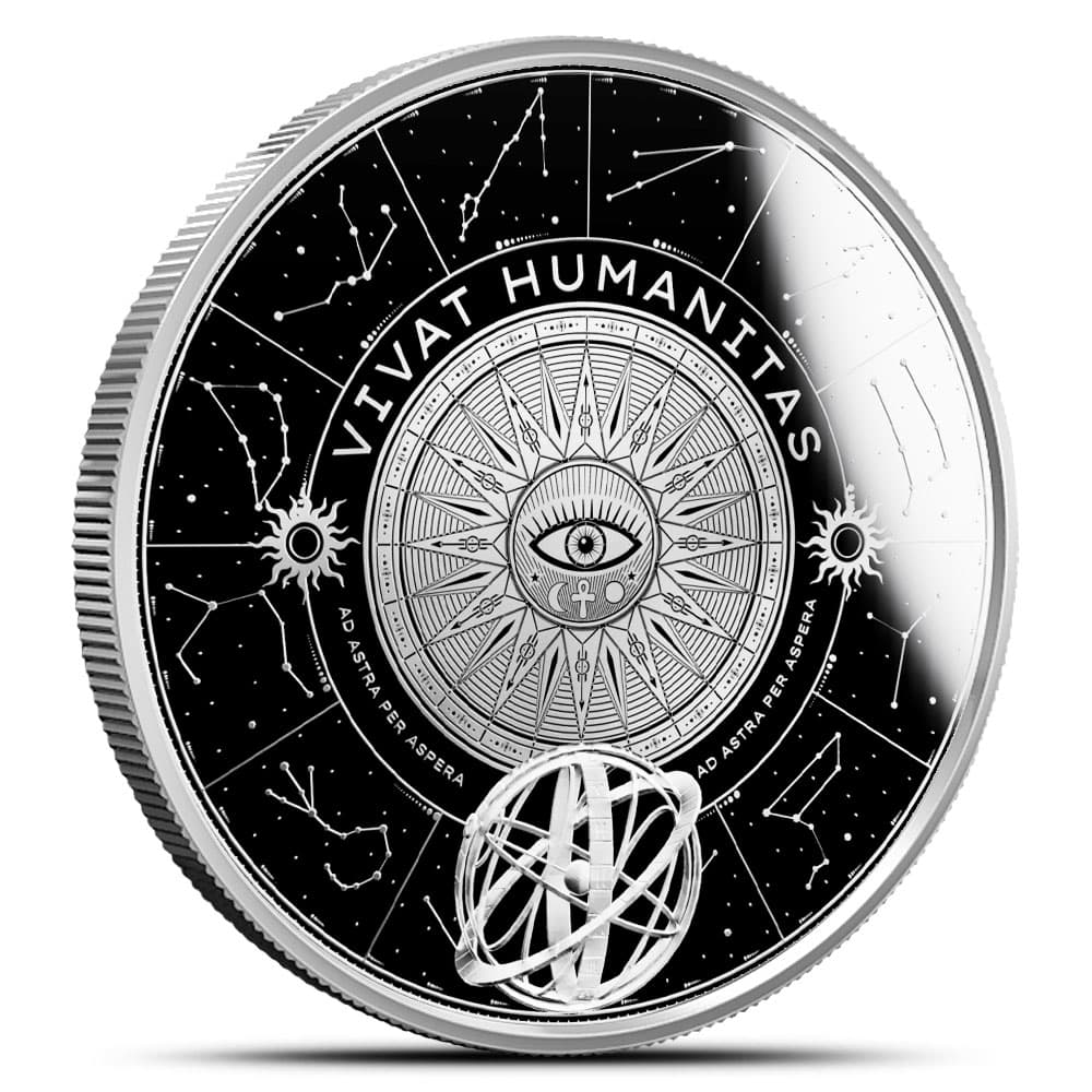 2024 1 oz Tokelau Vivat Humanitas Silver Coin (Proof-Like)