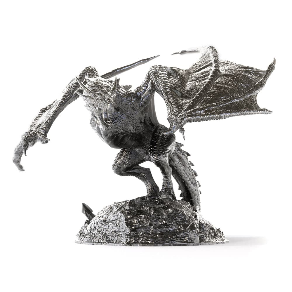 13 oz Antique Finish The Wyvern Silver Statue (Box + CoA)