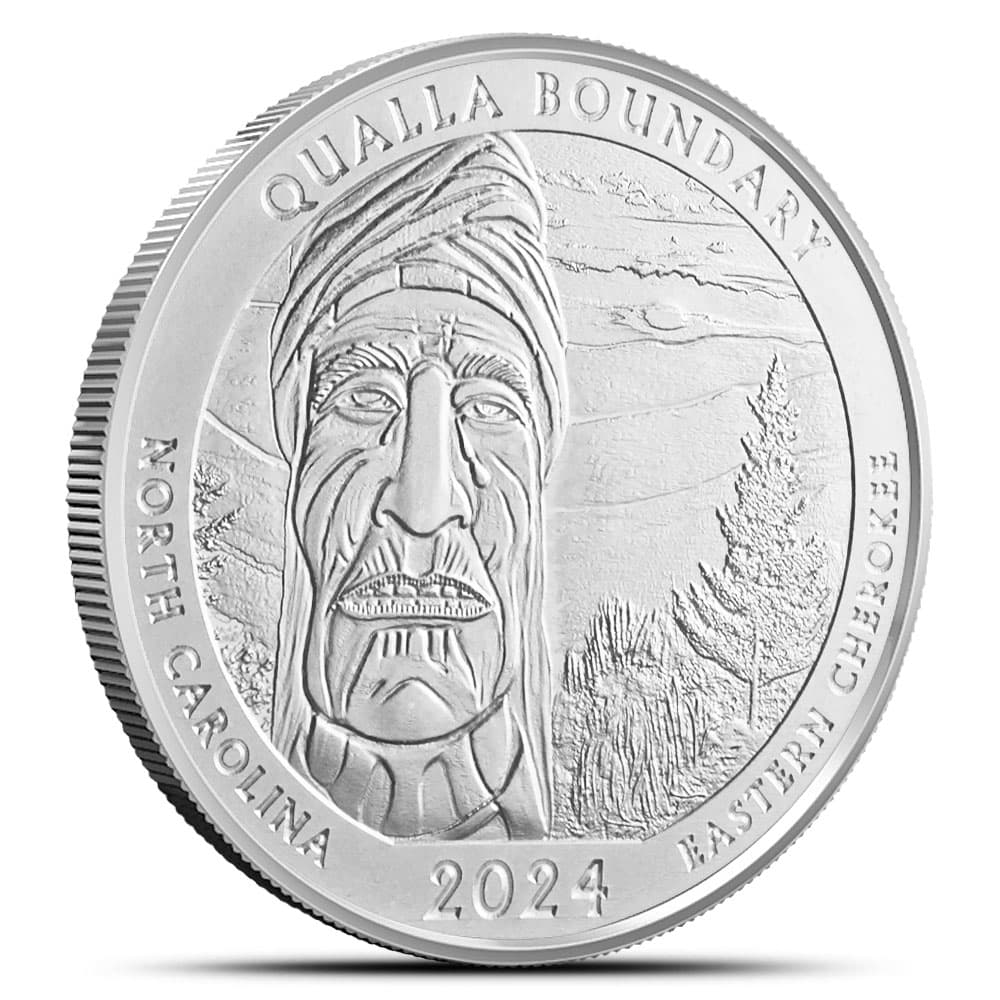 2024 1 oz Proof Native America the Beautiful North Carolina Silver Coin (Box + CoA)