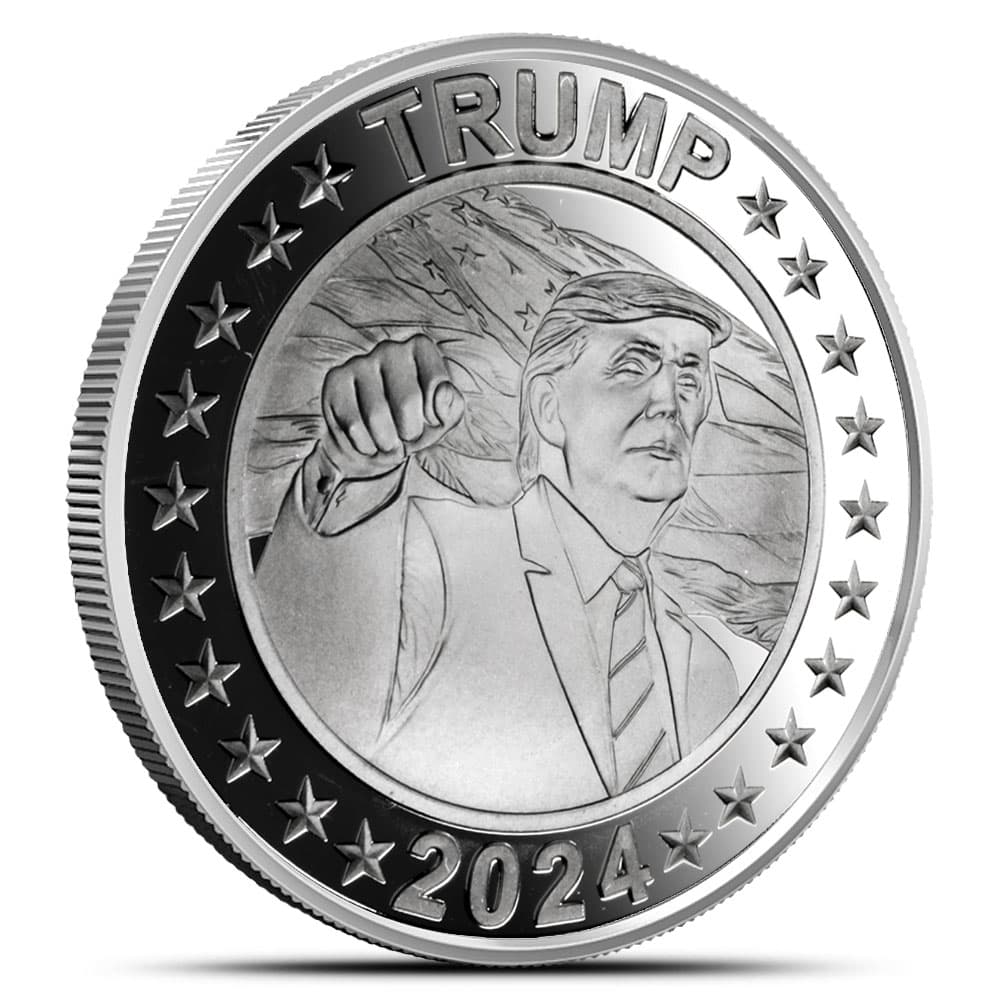 1 oz Donald Trump 2024 Silver Round (New)