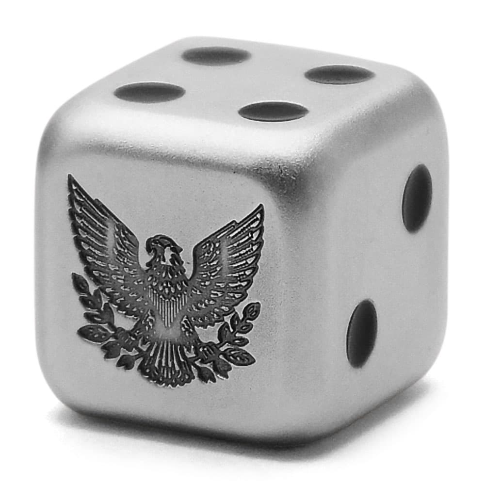 1 oz Antique Liberty Silver Eagle Dice (Box + CoA)