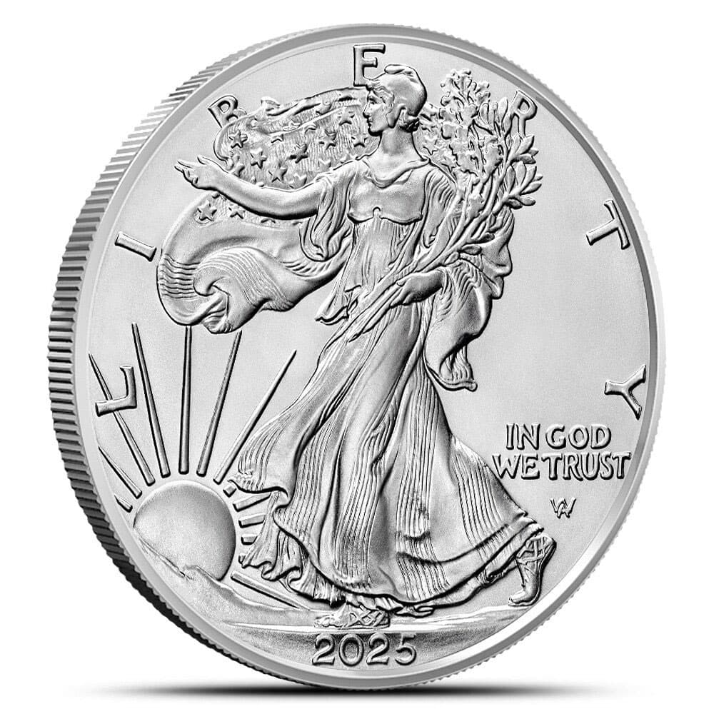 2025 1 oz American Silver Eagle Coin (BU) 1/14/2025