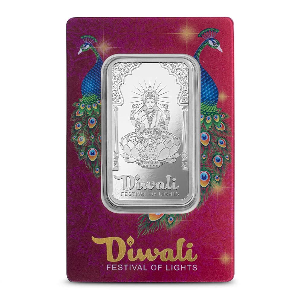 2024 1 oz PAMP Suisse Diwali Festival of Lights Silver Bar (New w/ Assay)