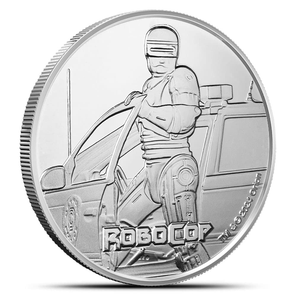 2024 1 oz Fiji Silver Robocop Coin (BU)