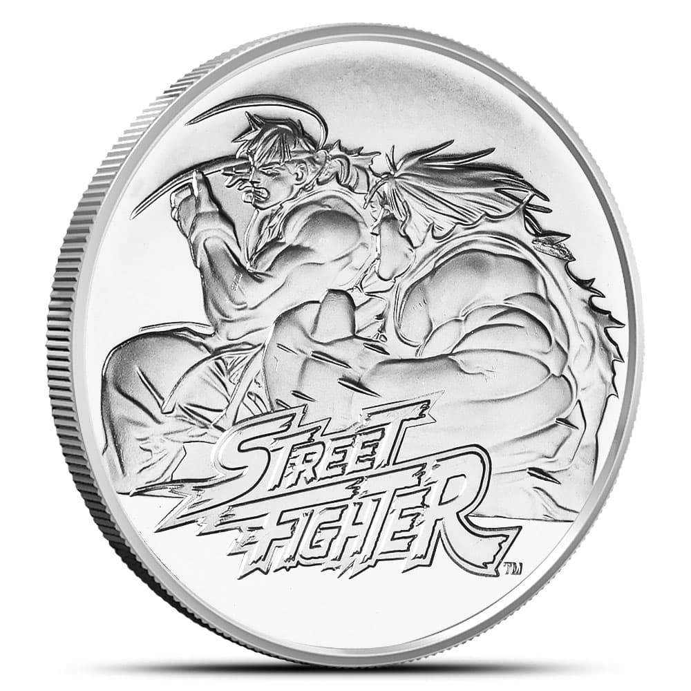 2024 1 oz Samoa Silver Street Fighter Coin (BU)