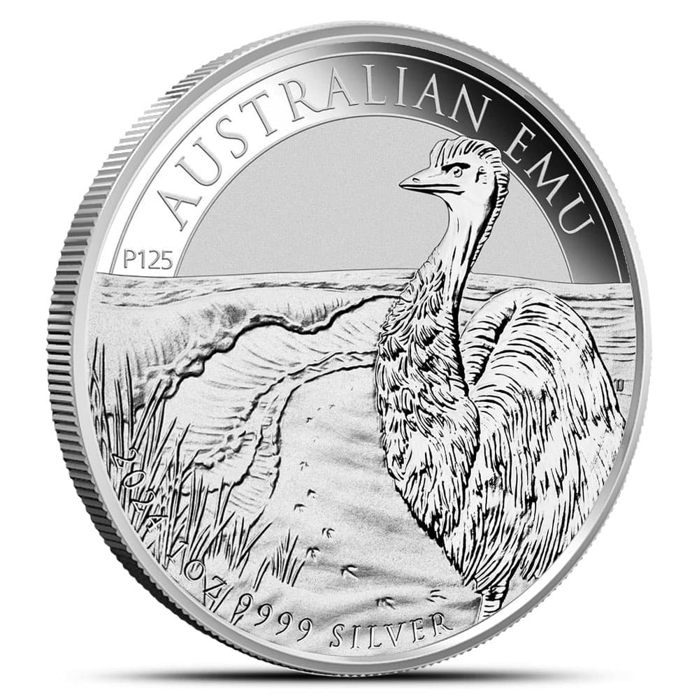 2024 1 oz Australian Silver Emu Coin (BU)