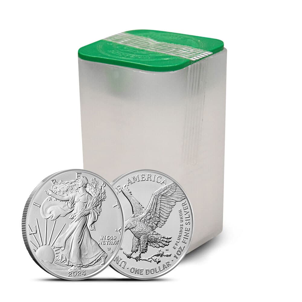 2024 (P) 1 oz Star Privy American Silver Eagle Tube (20 Coins, BU)