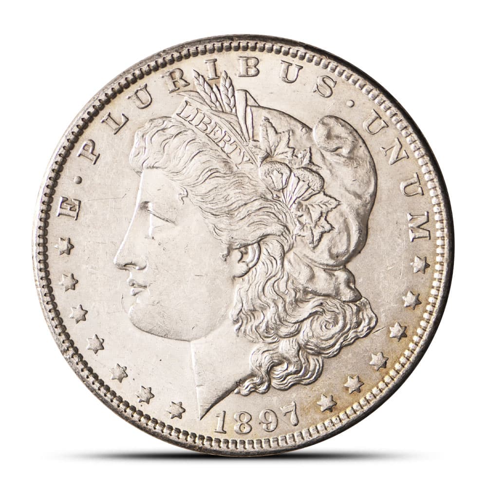 1897 Morgan Silver Dollar Coin (BU)