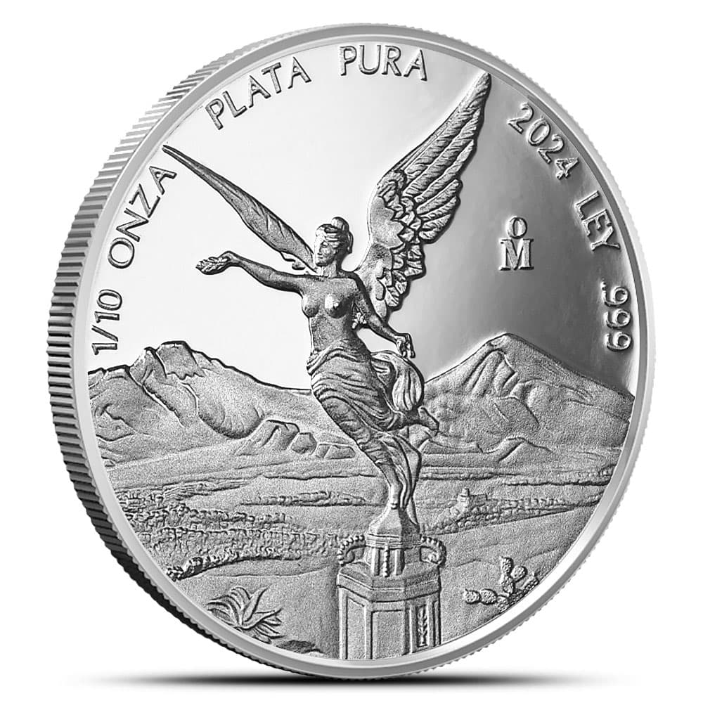 2024 1/10 oz Proof Mexican Silver Libertad Coin (In Capsule)