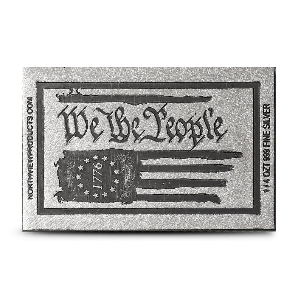 1/4 oz North View Products We the People Silver Card (New)