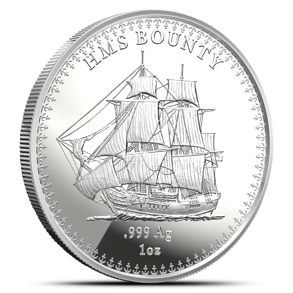 2025 1 oz Pitcairn Islands Silver Bounty Coin (BU)