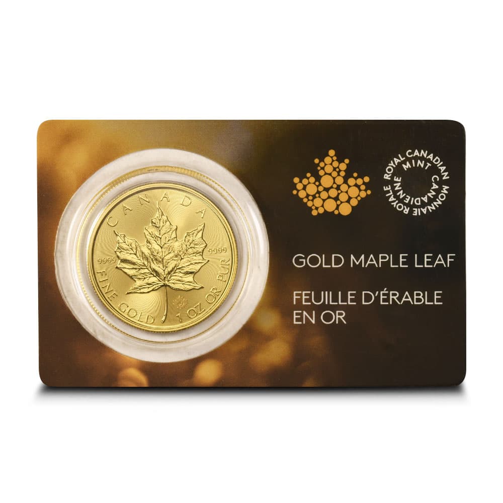 2024 1 oz Canadian Gold Maple Leaf Coin (BU w /Assay)