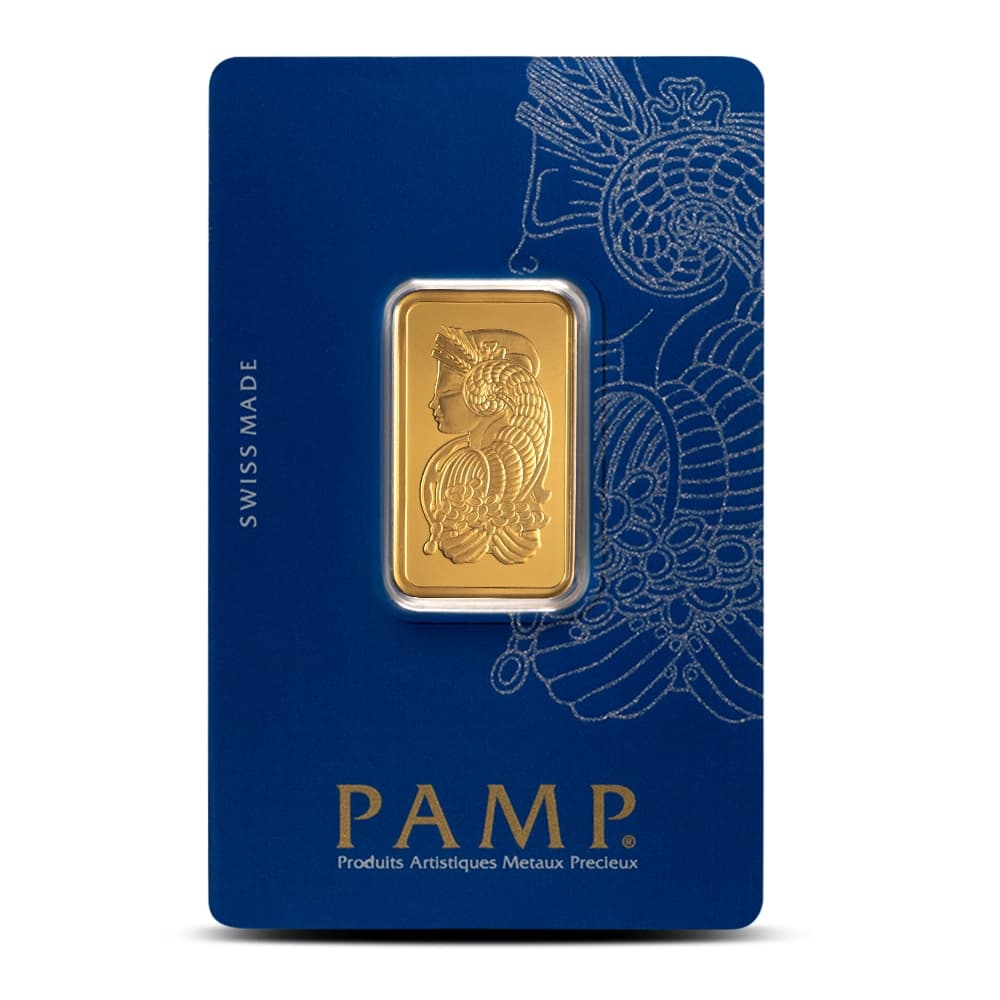 1/2 oz PAMP Suisse Fortuna Veriscan Gold Bar (New w/Assay)