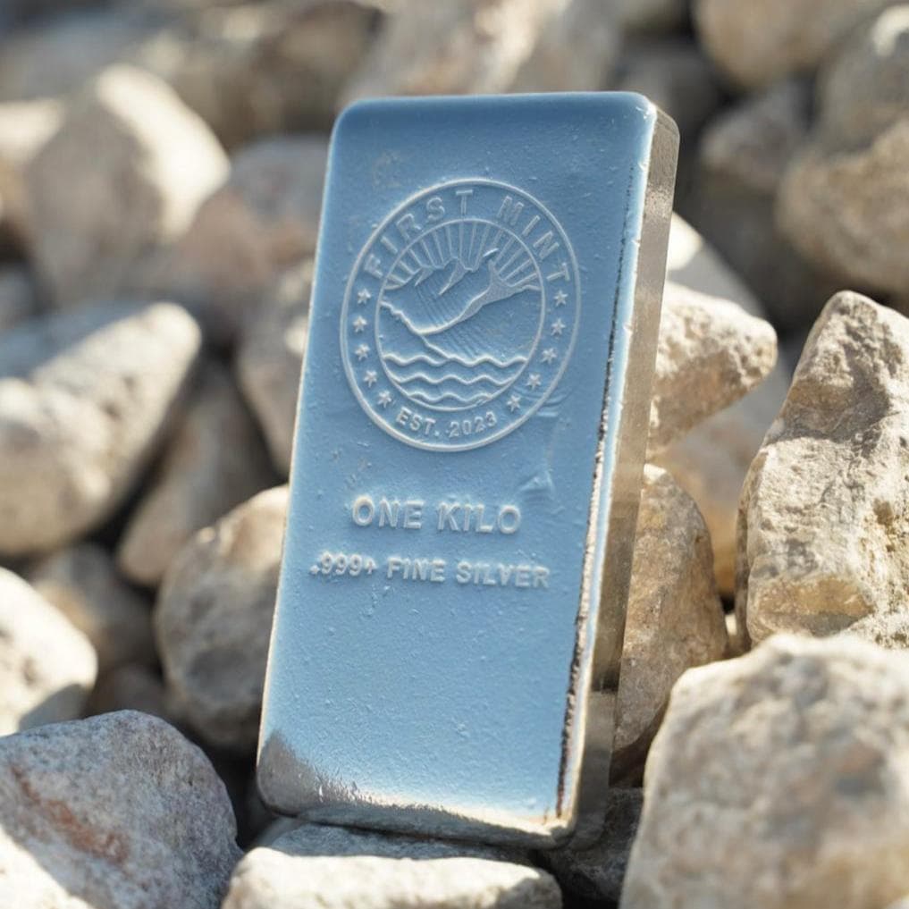 1 Kilo Silver Cast Bar