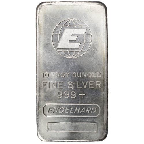 10 oz Engelhard Silver Bar (Secondary Market)