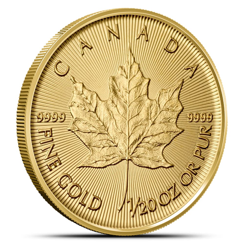 2017 1/20 oz Canadian Gold Maple Leaf Coin (BU)