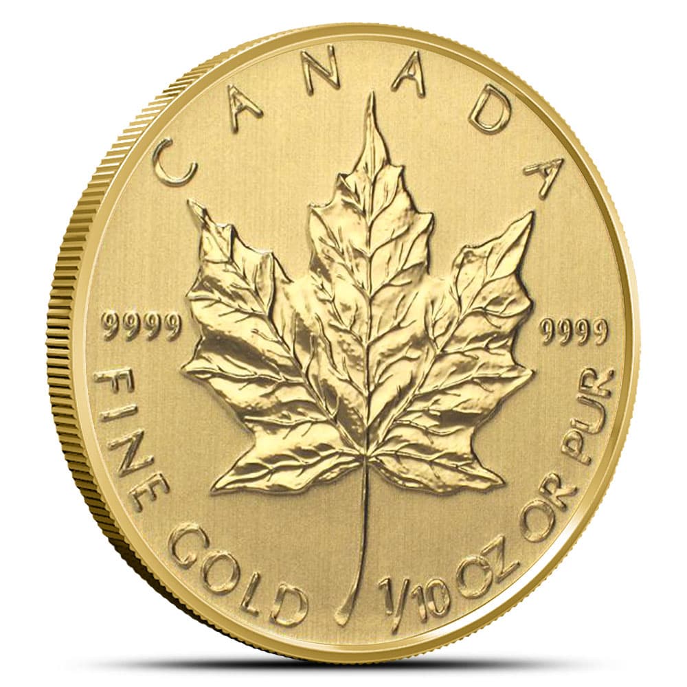 2014 1/10 oz Canadian Gold Maple Leaf Coin (BU)