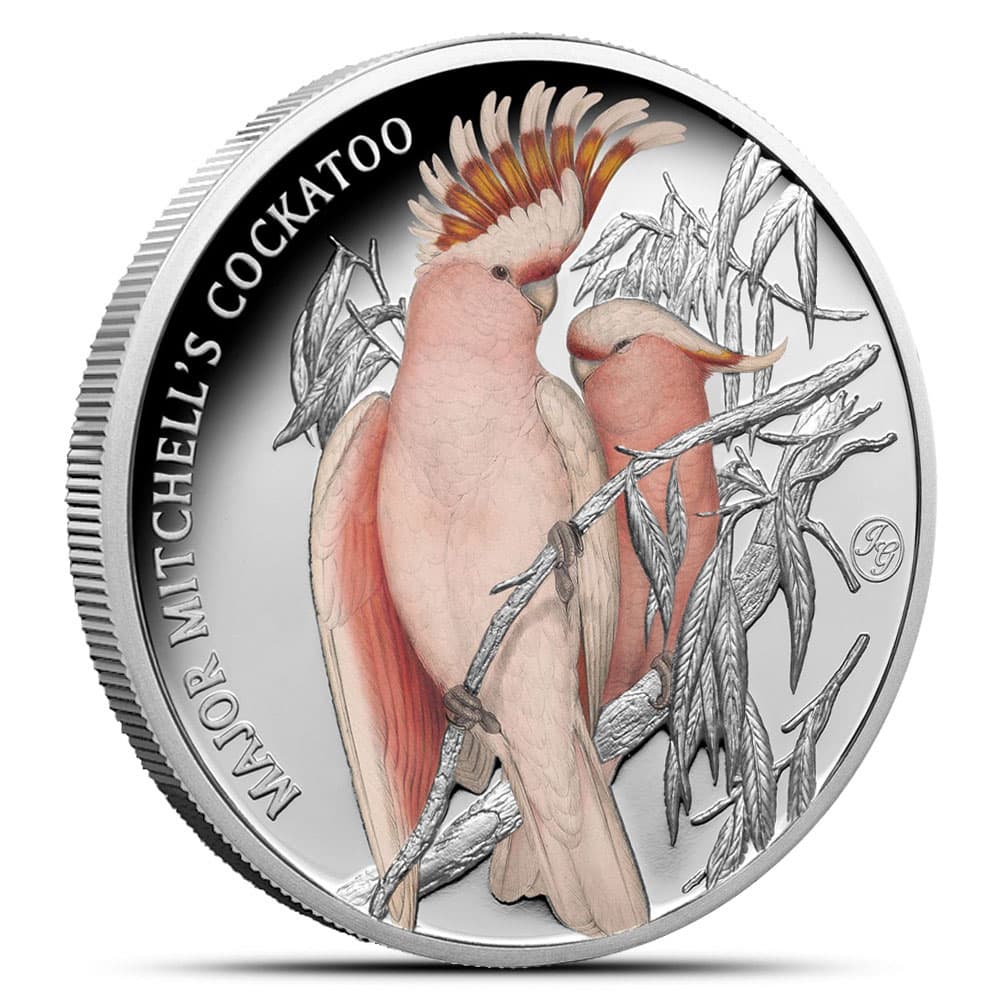 2023 1 oz Proof Niue Silver Major Mitchell’s Cockatoo Coin (Box + CoA)