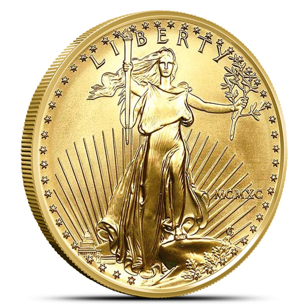 1990 1 oz American Gold Eagle Coin