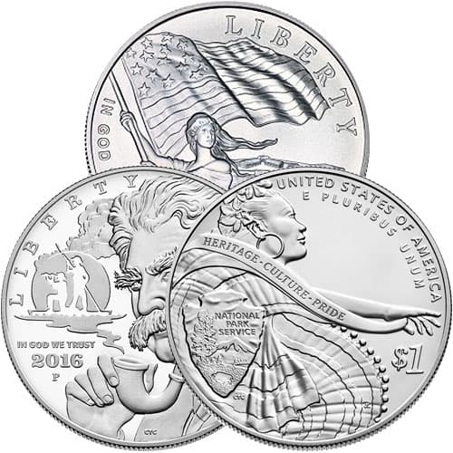 $1 US Mint Commemorative Silver Coin (BU or Proof)