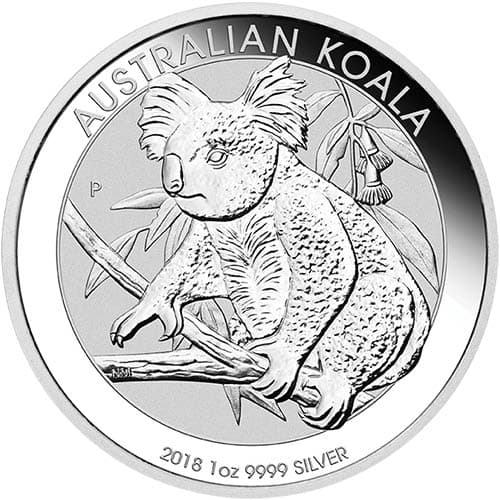 2018 1 oz Australian Silver Koala Coin