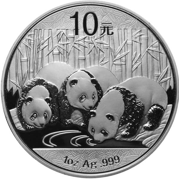 2013 1 oz Chinese Silver Panda Coin (BU)