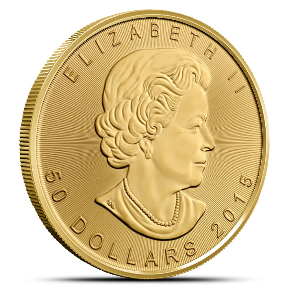 2015 1 oz Canadian Gold Maple Leaf Coin (BU)