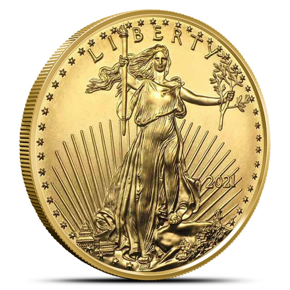 2021 1 oz American Gold Eagle Coin (Type 1)