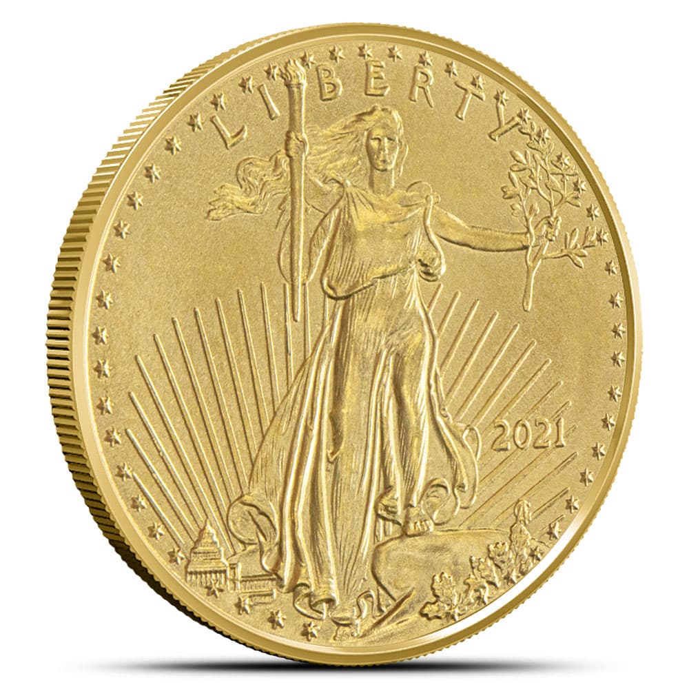 2021 1/10 oz American Gold Eagle Coin (Type 1)