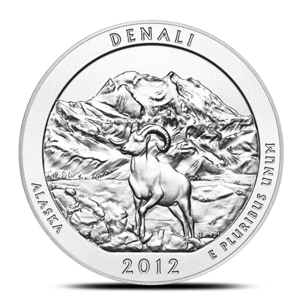 2012 5 oz ATB Denali Silver Coin