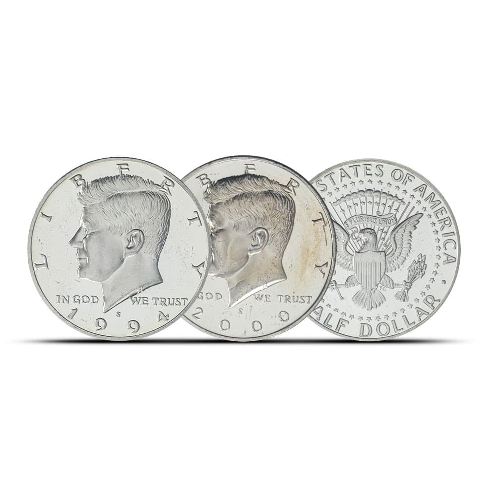 90% Silver Coins ($1 FV, 1992+)