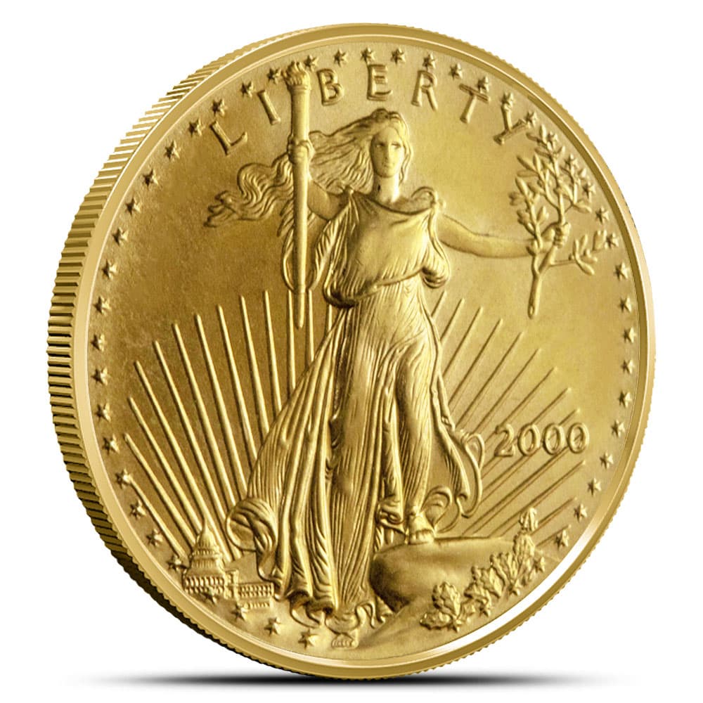 2000 1/10 oz American Gold Eagle Coin