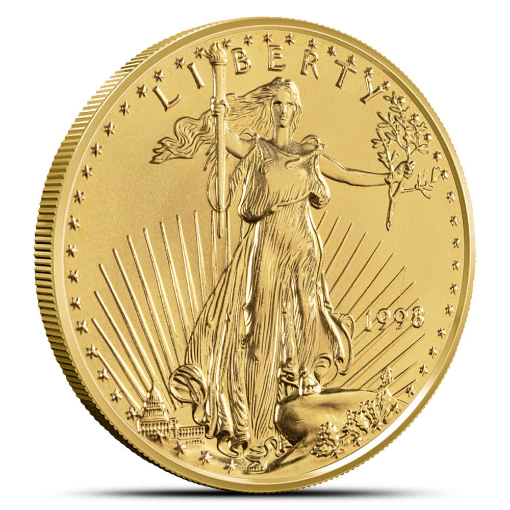 1998 1/4 oz American Gold Eagle Coin