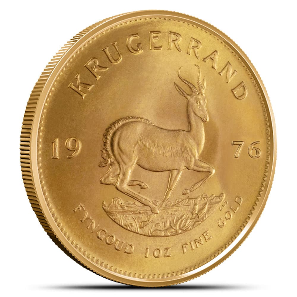 1976 1 oz South African Gold Krugerrand Coin