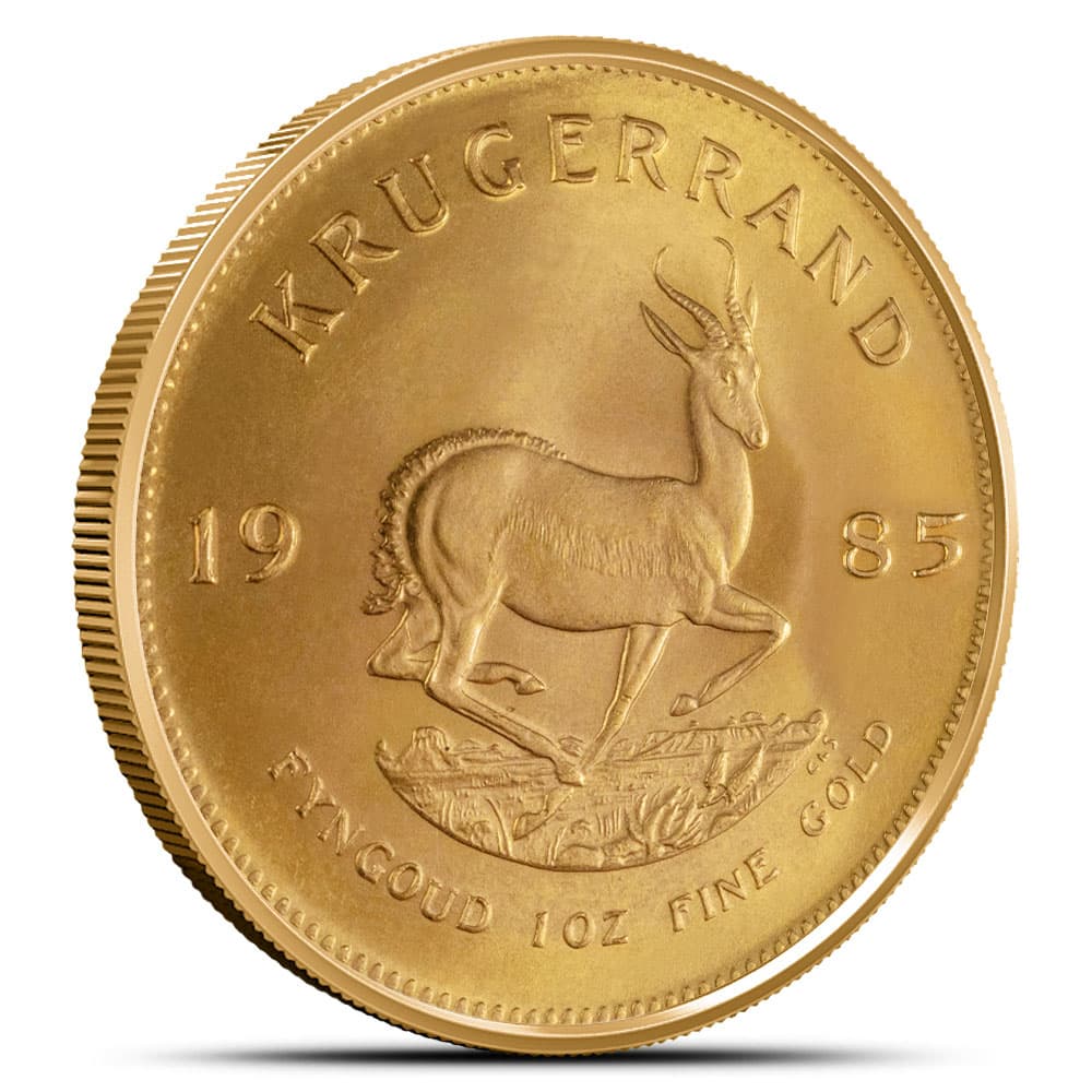 1985 1 oz South African Gold Krugerrand Coin