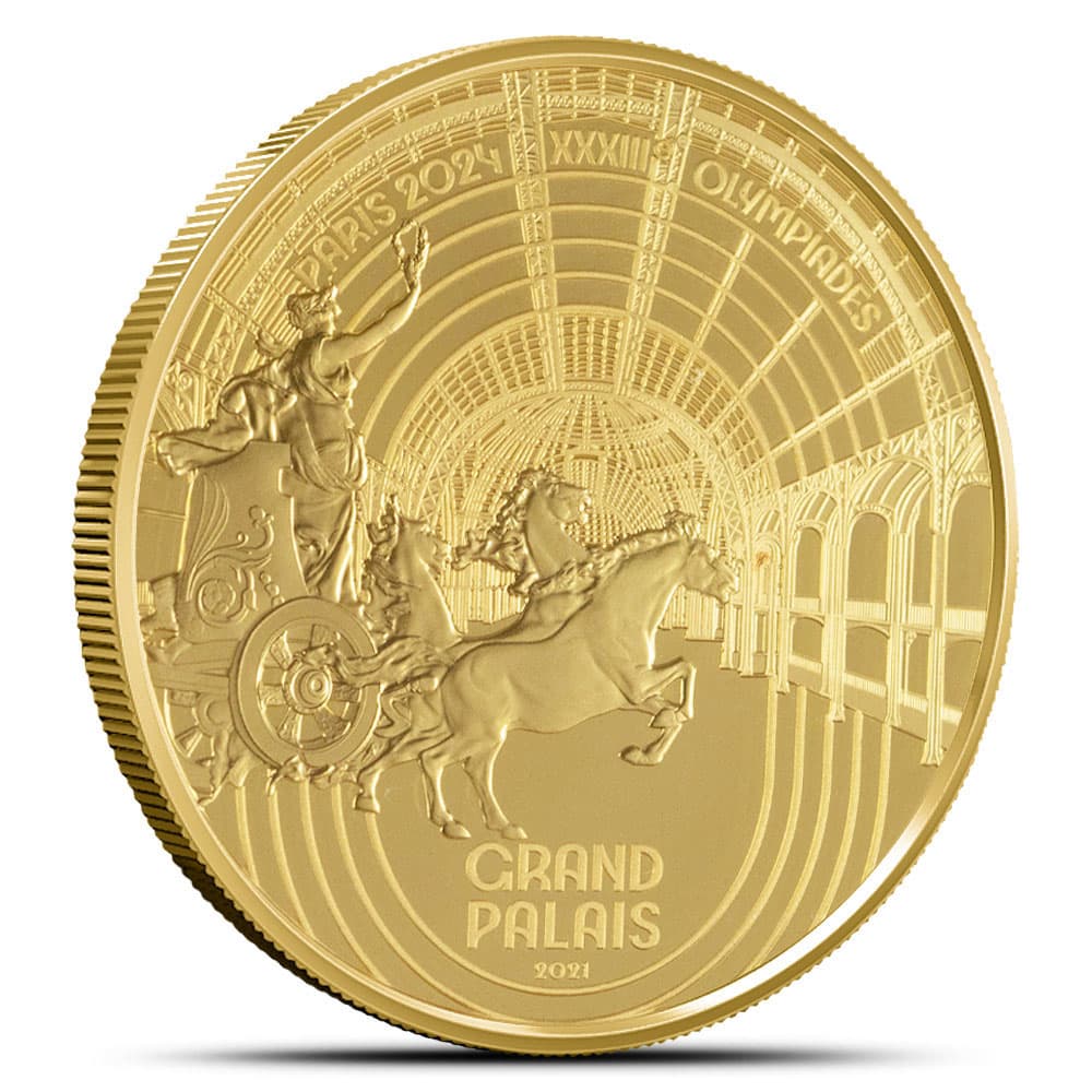 2021 1/4 oz Proof French Grand Palais Gold Coin (Box + CoA)