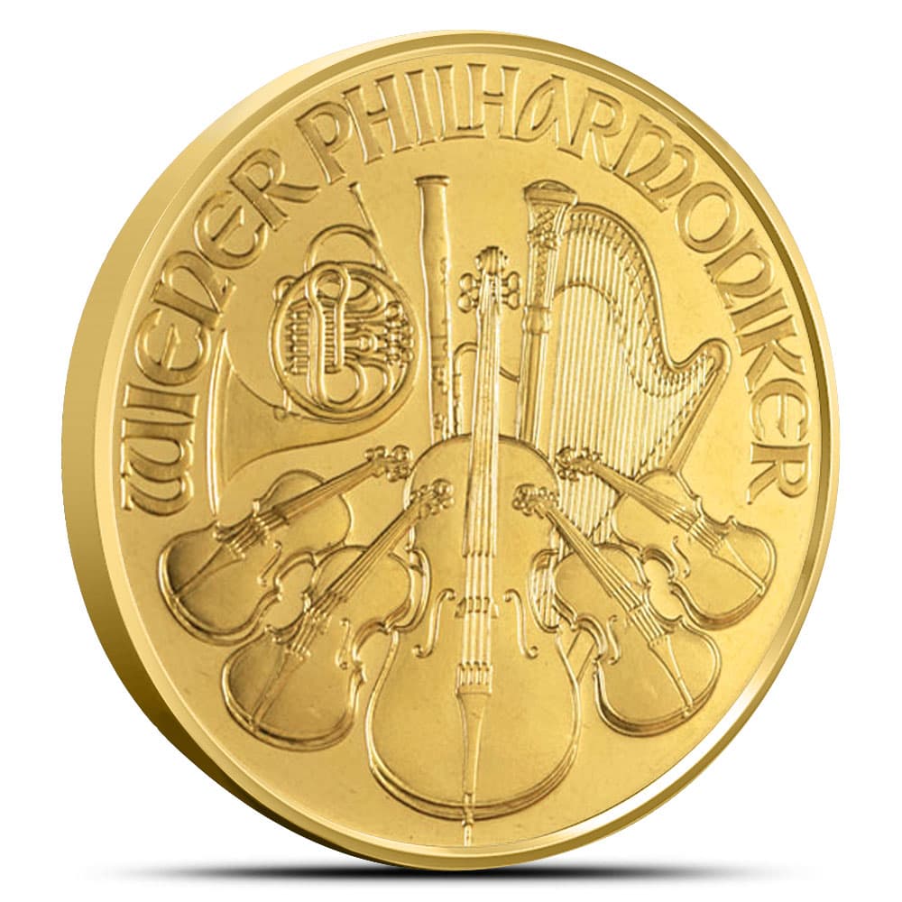 1993 1 oz Austrian Gold Philharmonic Coin