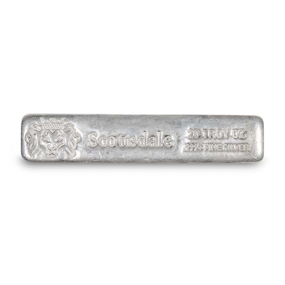 20 oz Scottsdale Long Cast Silver Bar