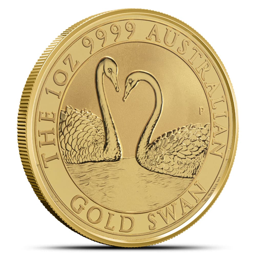 2022 1 oz Australian Gold Swan Coin (BU)