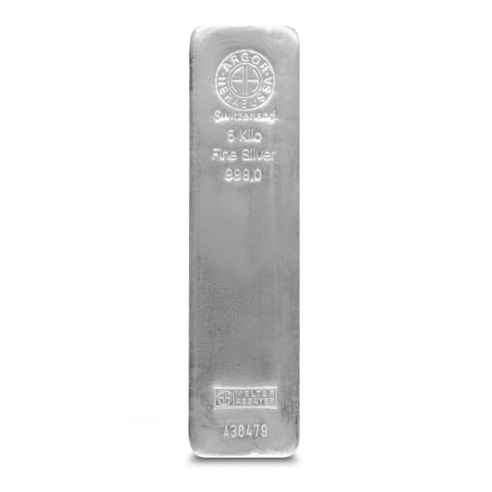 5 Kilo Argor Heraeus Silver Bar